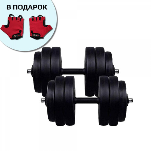 Купити Гантель  Fit-On 2 x 26 кг набірні 2010-0012 у Києві - фото №1